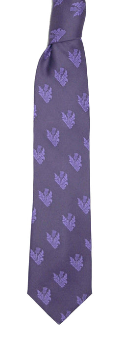 Royal Purple Thistle Tie