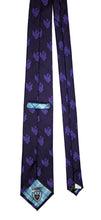 Royal Purple Thistle Tie